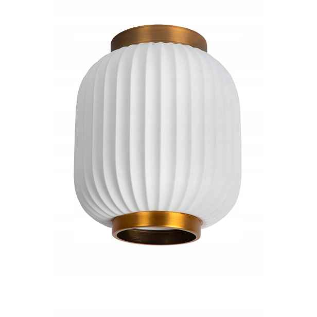 Stropní svítidlo porcelánová zlatá bílá glamour ozdobná do ložnice Lucide