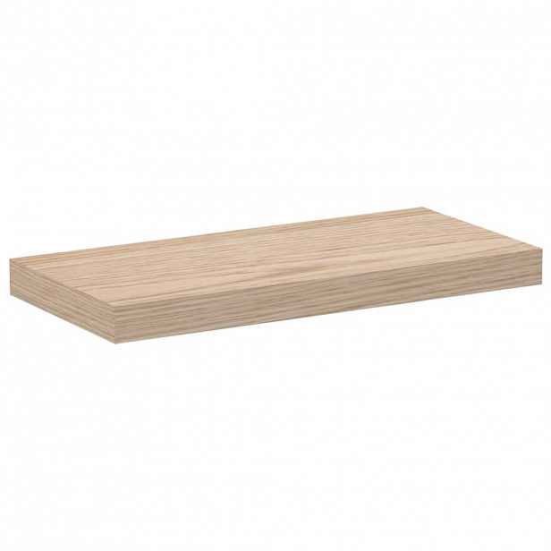 vidaXL Plovoucí police 50 x 23,5 x 4 cm kompozitní dřevo