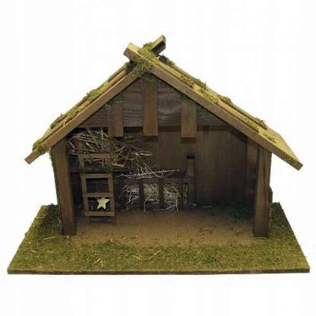 Betlém Stájenka 60x24x43 cm, pro postavy o výšce 17,0 cm