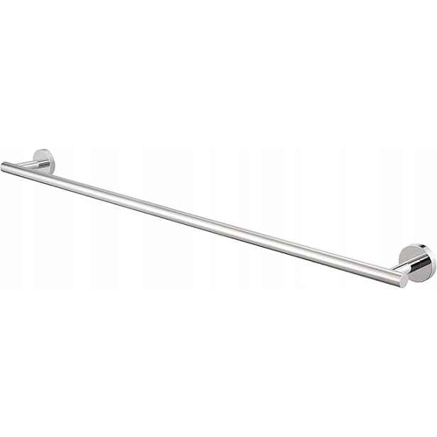 Kes Věšák na ručníky z leštěné nerezové oceli, 32" 650 mm, stříbrný