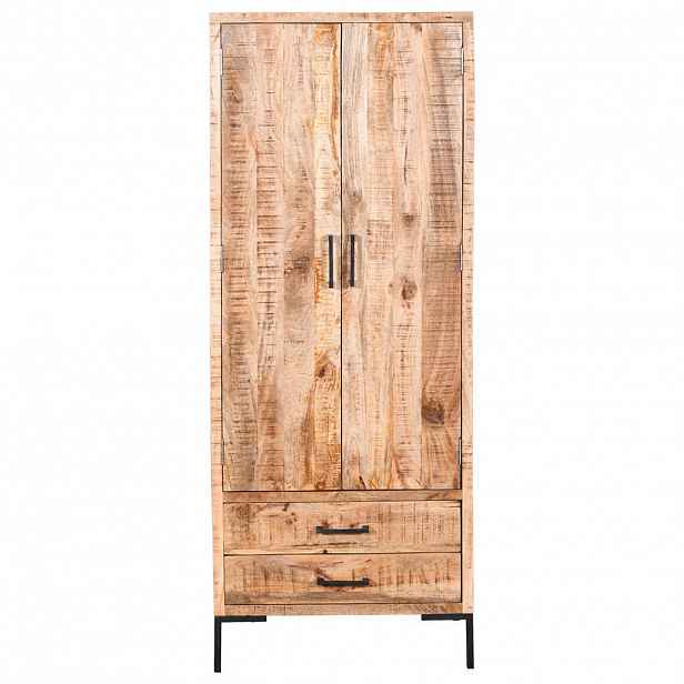 MID.YOU ŠATNA, přírodní barvy, černá, 75/192/45 cm - 002367015701