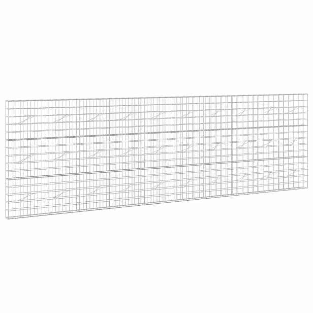 vidaXL Gabion s drátem 5 mm a síťkou 10x10 cm 500x10x150 cm