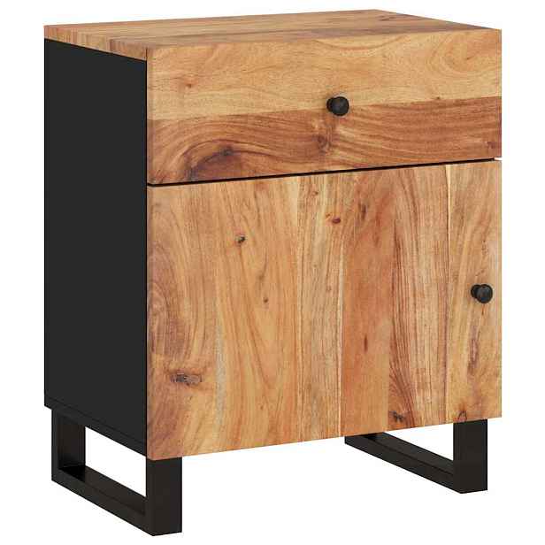 vidaXL Noční stolek 50x33x60 cm masivní akácie a kompozitní dřevo