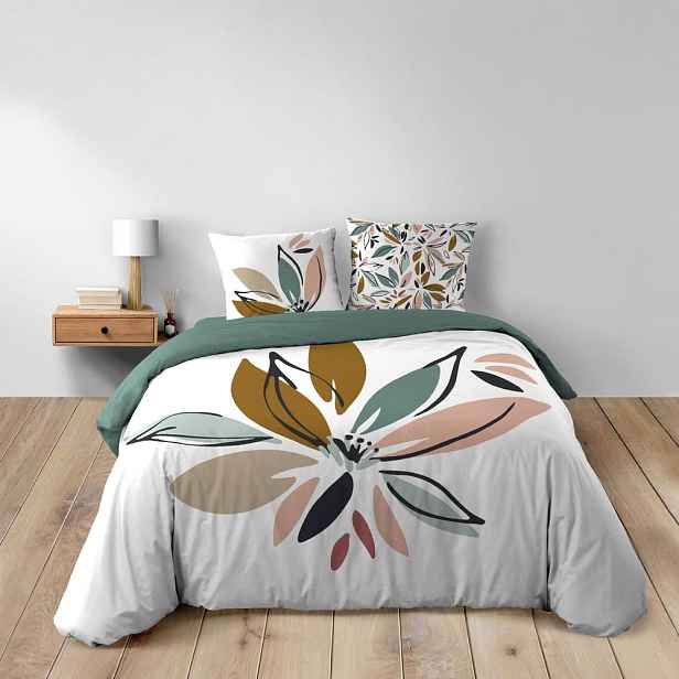 Bílé bavlněné povlečení na dvoulůžko/prodloužené 240x220 cm Octavia – douceur d'intérieur