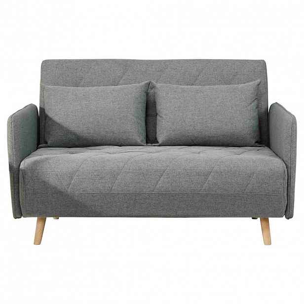 Carryhome ROZKLÁDACÍ POHOVKA, textil, šedá