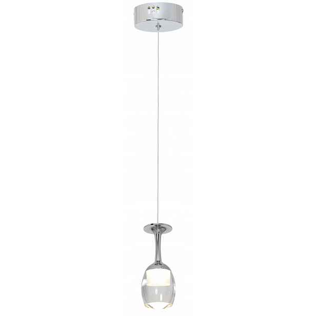 Led závěsná lampa 1x5W chromová Coppa ML436 Eko-light
