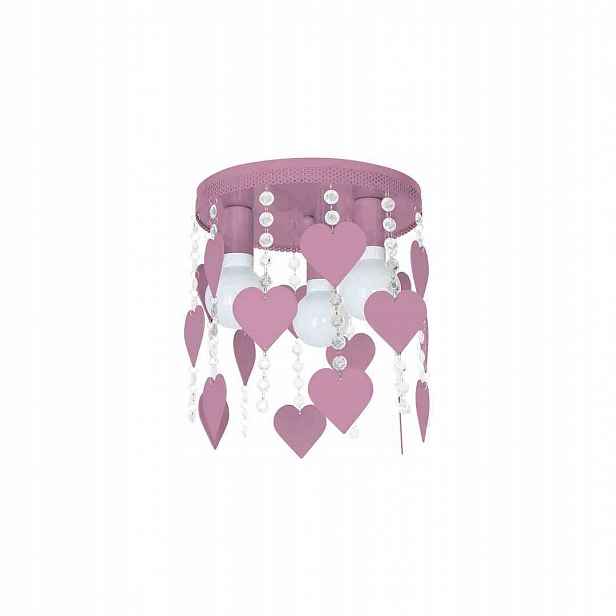 MiLAGRO Stropní Svítidlo Corazon Violet 3Xe27 Závěsný lustr Osvětlení