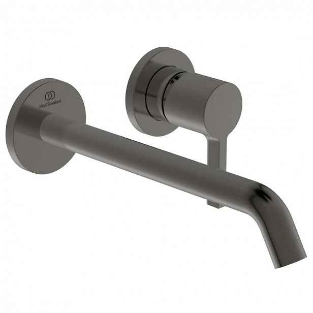 Ideal Standard Joy - Umyvadlová baterie pod omítku, výtok 23 cm, 2-otvorová instalace, Magnetic Grey A7379A5