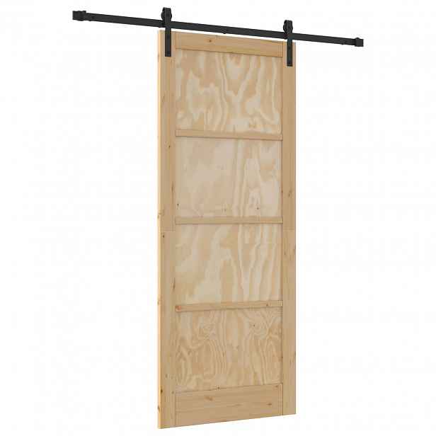 vidaXL Posuvné dveře 86 x 211 cm Masivní borovicové dřevo