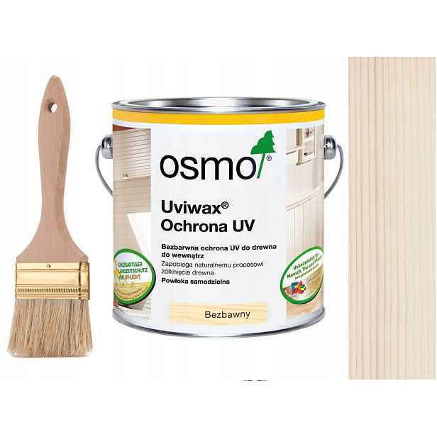 Osmo Ochrana Dřeva Uviwax Bílá 7266 0,75 L