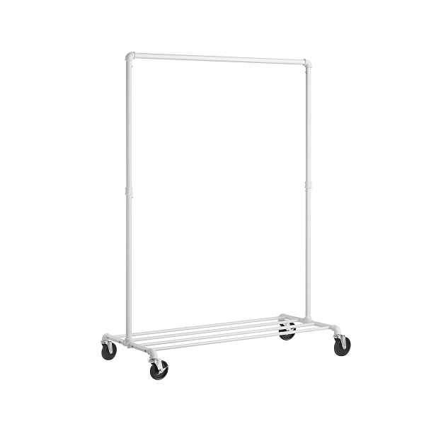 SONGMICS Pojízdný stojan na oblečení Clair 100 cm bílý