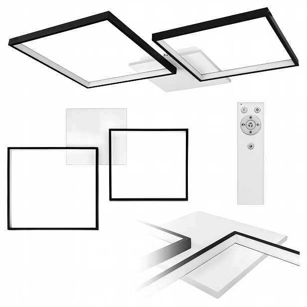 stropní svítidlo Led závěsná lustr 70 cm Cct 3000K-6000K stmívatelná výp2