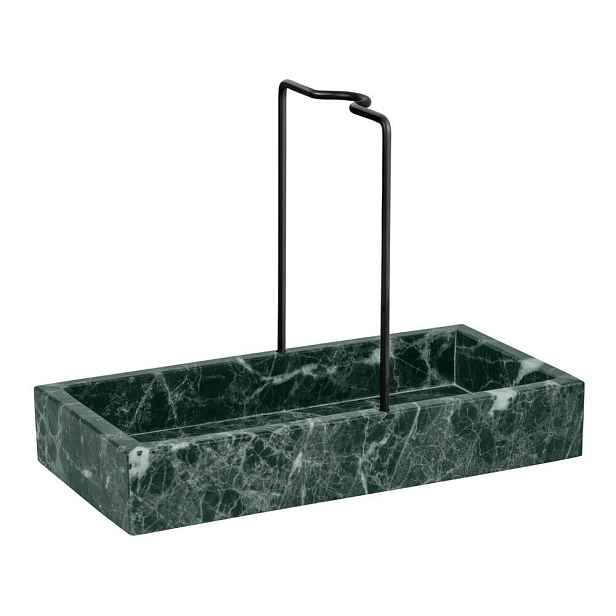 Tmavě zelený kamenný stojan na mycí prostředky Marble – Mette Ditmer Denmark