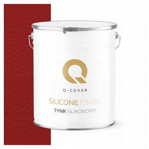 Fasádní Silikonová Omítka Červená Ral 3001 7KG Beránek Granulace 2.0mm