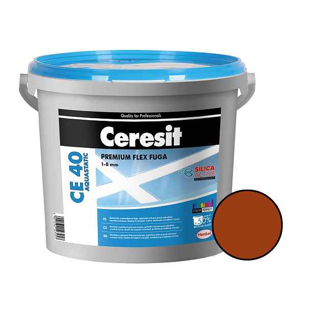 Hmota spárovací Ceresit CE 40 Aquastatic clinker 5 kg