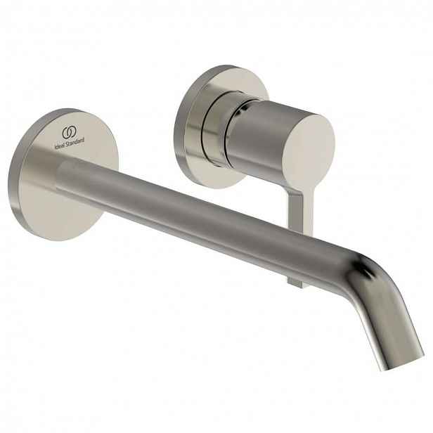 Ideal Standard Joy - Umyvadlová baterie pod omítku, výtok 23 cm, 2-otvorová instalace, Silver Storm A7379GN