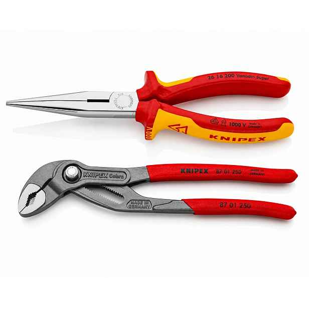 Knipex Pro Box Kleště Cobra 250 Půlkulaté Štípací Kleště 200 Sada