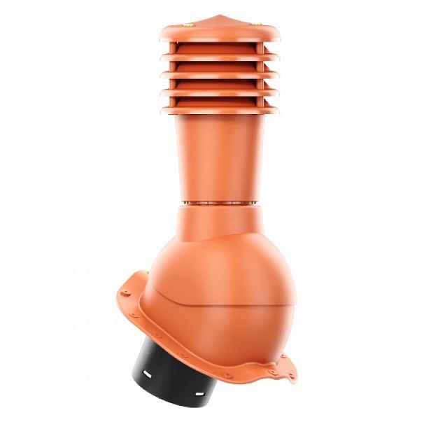 Větrací komín Smartline profil F fi 125 mm, nezateplený, cihlový