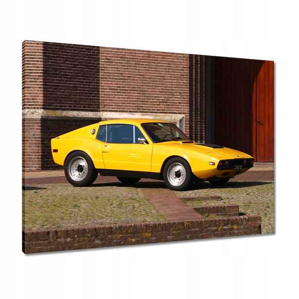 Obrazy 80x60 Žlutý sportovní automobil