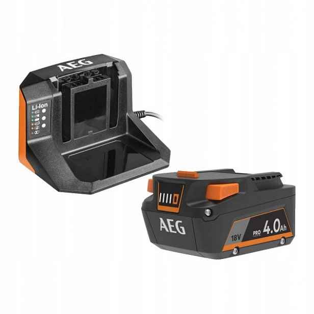 Aeg Sada 1 X Akumulátor 18V 4AH, Nabíječka 2A 4935478933