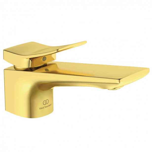 Ideal Standard Conca Tap - Umyvadlová baterie s výpustí, Brushed Gold BC753A2