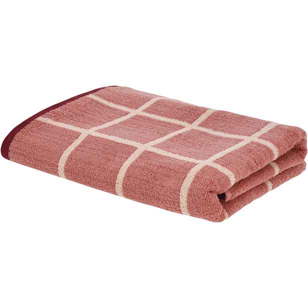 LivarnoÂ® FrotĂ© osuĹˇka, 70 x 140 cm, 550 g/mÂ˛ (svÄ›tle rĹŻĹľovĂˇ)