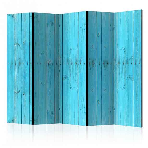 Paraván The Blue Boards Dekorhome 135x172 cm (3-dílný)