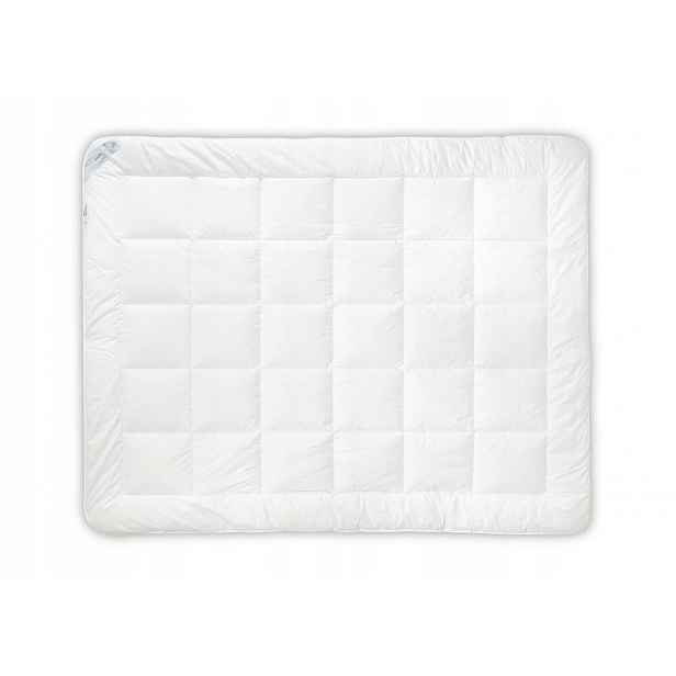 Antialergická přikrývka 155x200 Cotton celoroční 1120 g bílá