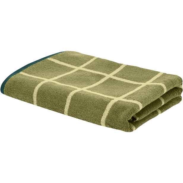 LivarnoÂ® FrotĂ© osuĹˇka, 70 x 140 cm, 550 g/mÂ˛ (zelenĂˇ)