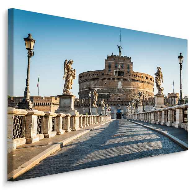 Plátno 3D Pohled Na Hrad St. Angelo V Římě Varianta: 30x20