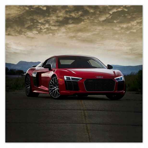 Plakáty 140x140 Červené Audi Auto