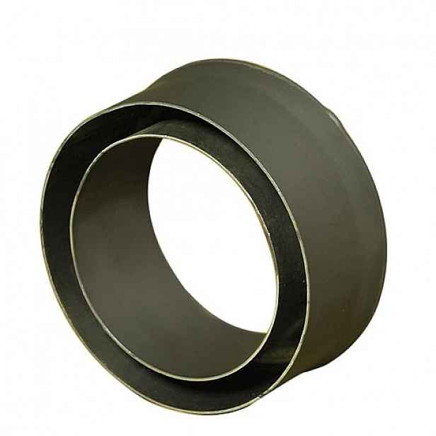 Redukce do komína 120/130 mm (d.80 mm), silnostěnné 1,5 mm, černá MA654621