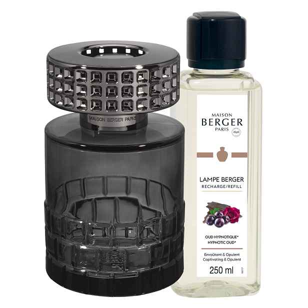 Maison Berger Paris Katalytická lampa Celebration, černá + náplň Hypnotický oúd, 250 ml 4904