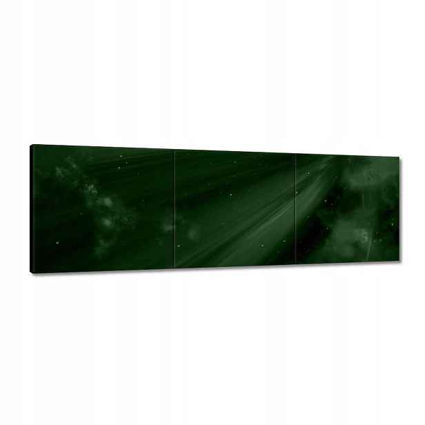 Obrazy 120x40 Zeleň lahvová Vesmír