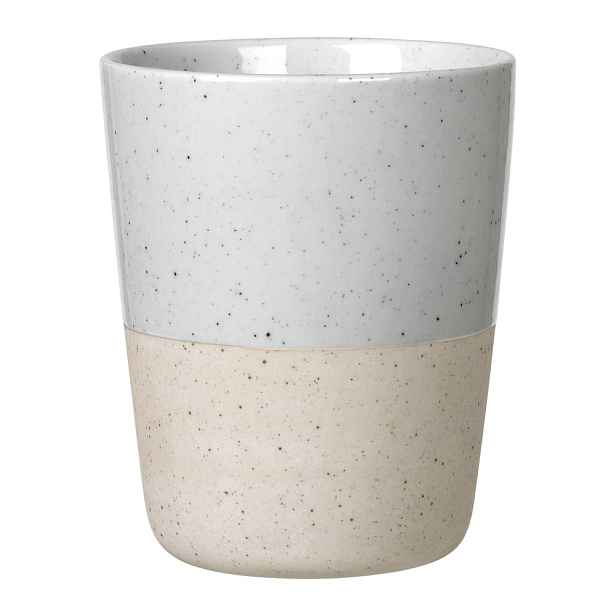 Světle šedý/béžový keramický hrnek 250 ml Sablo – Blomus