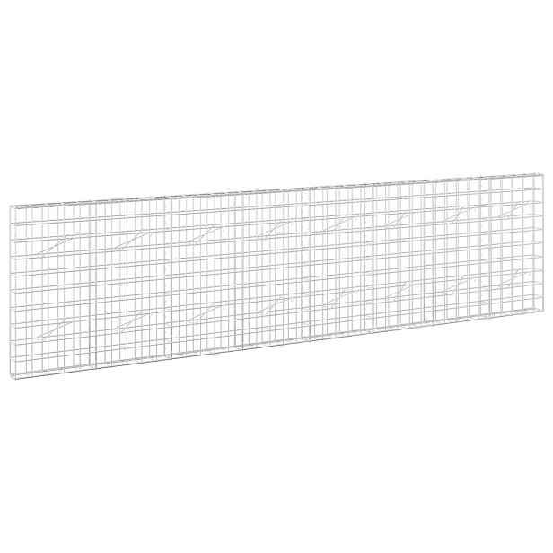 vidaXL Gabion s drátem 5 mm a síťkou 10x10 cm 400x10x100 cm