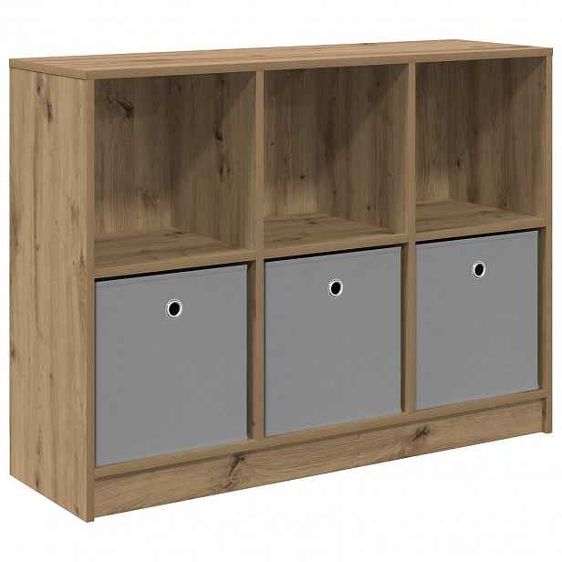 vidaXL Servírovací skříň Artisanový dub 102 x 32 x 73,5 cm