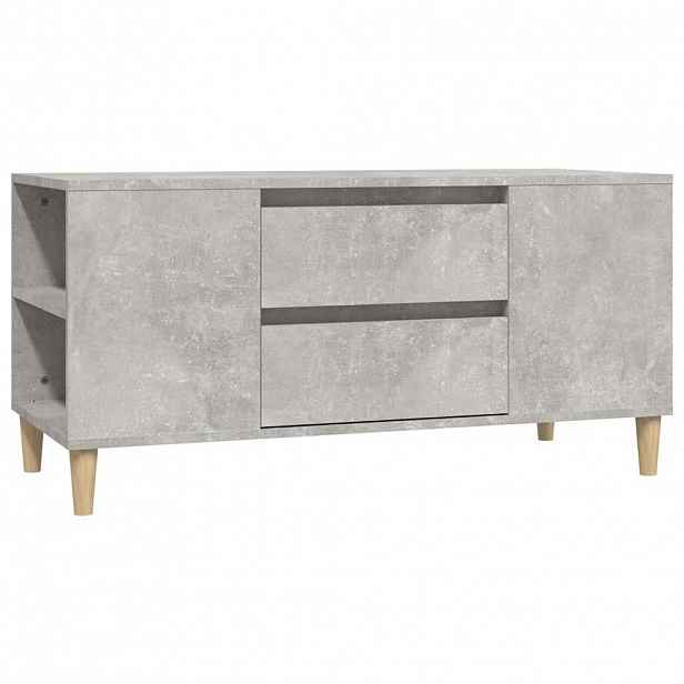 vidaXL TV skříňka betonově šedá 102x44,5x50 cm kompozitní dřevo