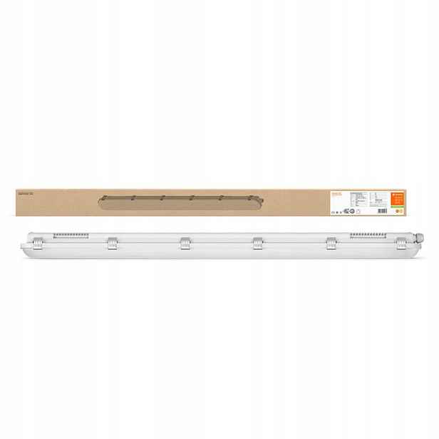 Hermetická Led lampa prachotěsná 32W 4000lm 3000K IP65 IK08 Šedá