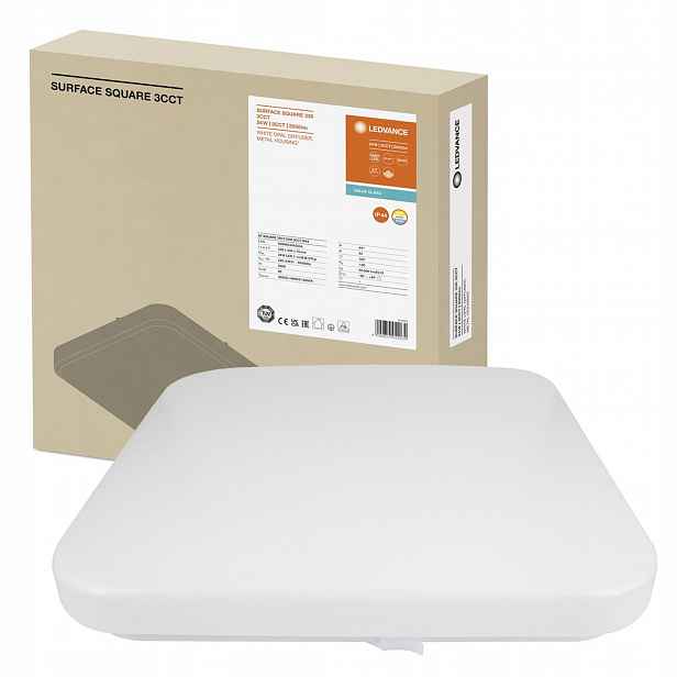Led panel Svítidlo Stropní Svítidlo 24W 2000lm Cct Bílá 33x33cm Surface
