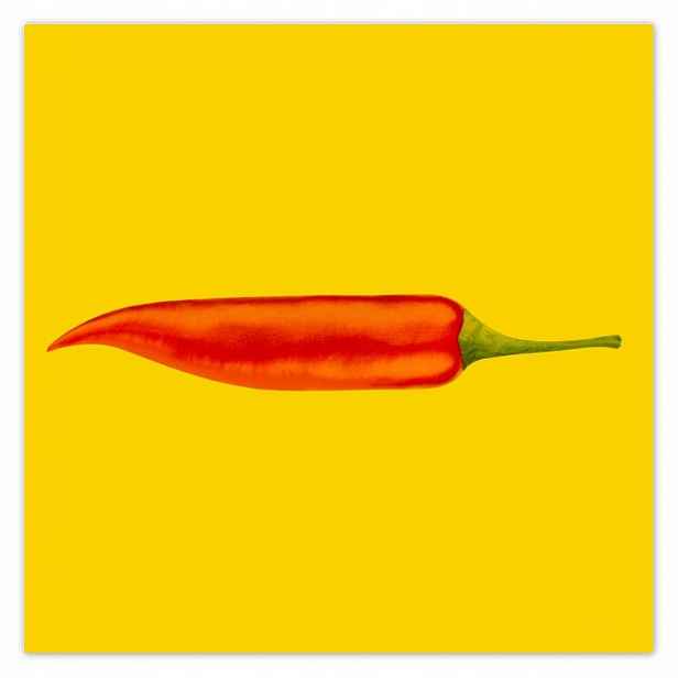 Plakáty 140x140 Červená chilli paprička