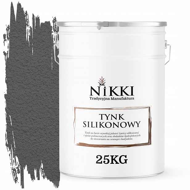 Silikonová Fasádní Omítka Šedá Tmavá F276 25KG Beránek Granulace 3.0mm