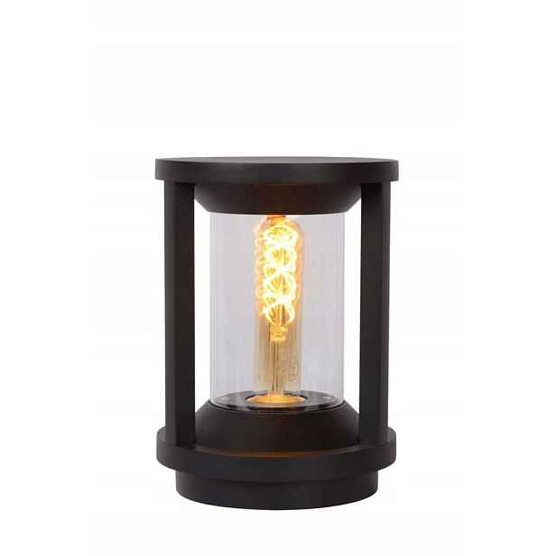 Venkovní stojící lampa Cadix E27 60W IP65 černá Lucide