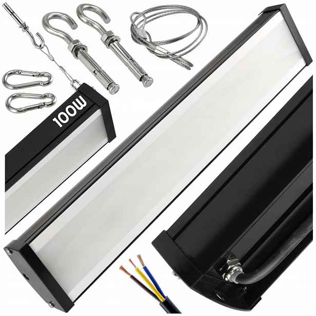 Závěsná Led lampa průmyslová 100W 10000lm 230V Extra Silná lampa odkazy