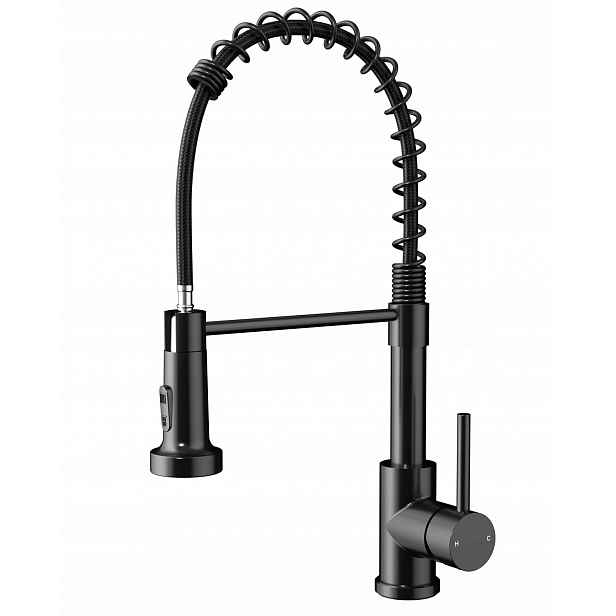Rainsworth Wasserhahn Küche Stojánková kuchyňská baterie Černá