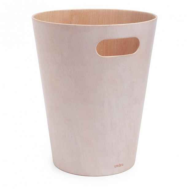 Světle žlutý odpadkový koš Umbra Woodrow, 7,5 l
