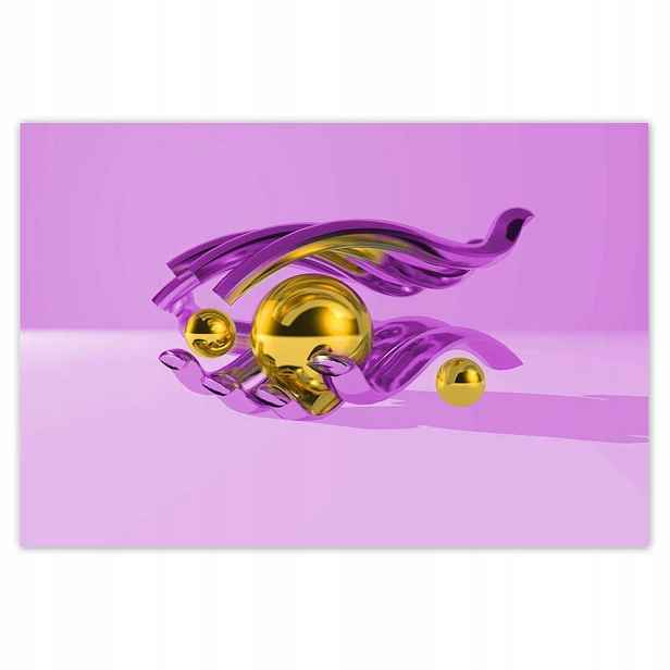 Plakáty 200x135 Fialová grafika