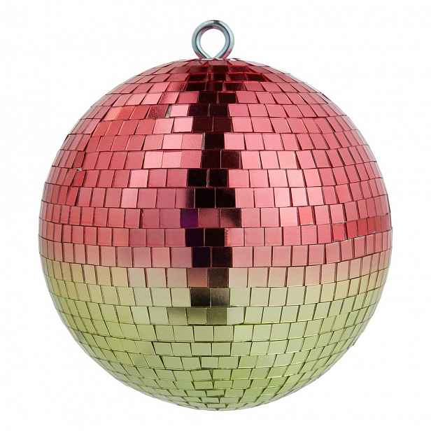 Butlers DISCO Koule 18 cm - růžová/zlatá