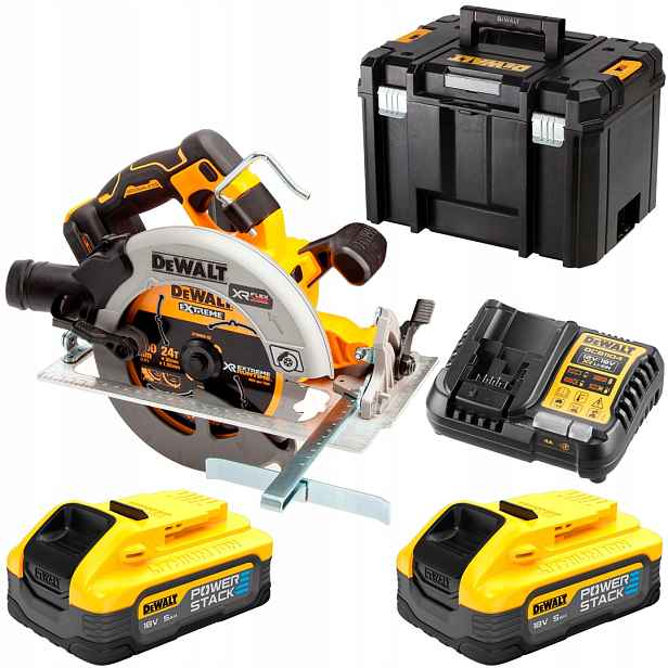 Kotoučová pila 18V 190 mm 2x5 Ah DeWALT DCS573H2T
