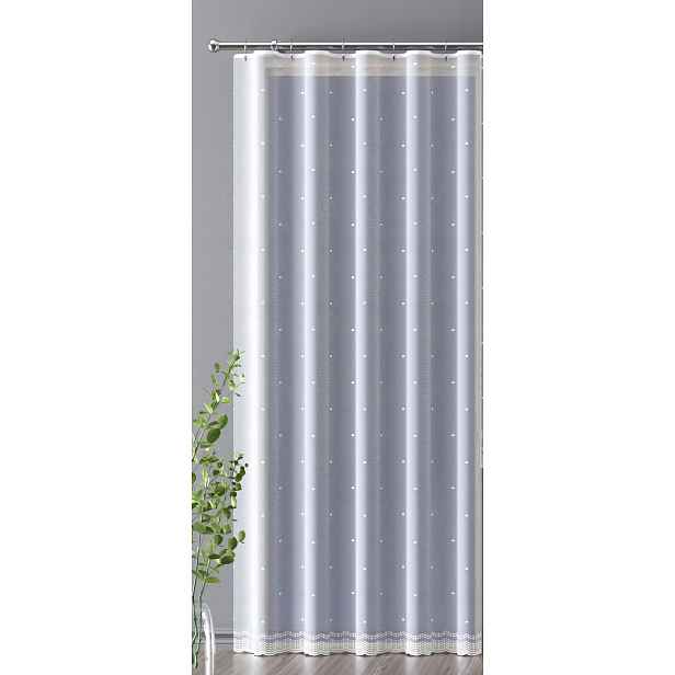 Mg Záclona 628/124 Bílá 270x280 cm s polský páskou